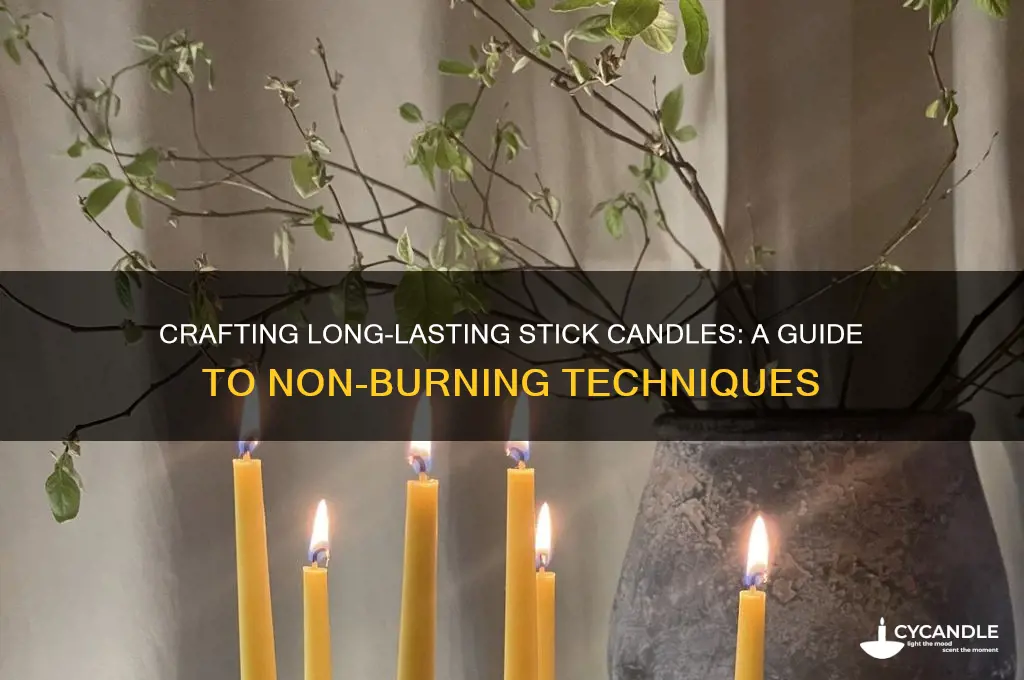 how to do long stick candles that don