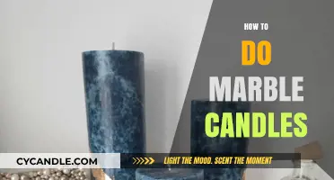 Creating Beautiful Marble Candles at Home