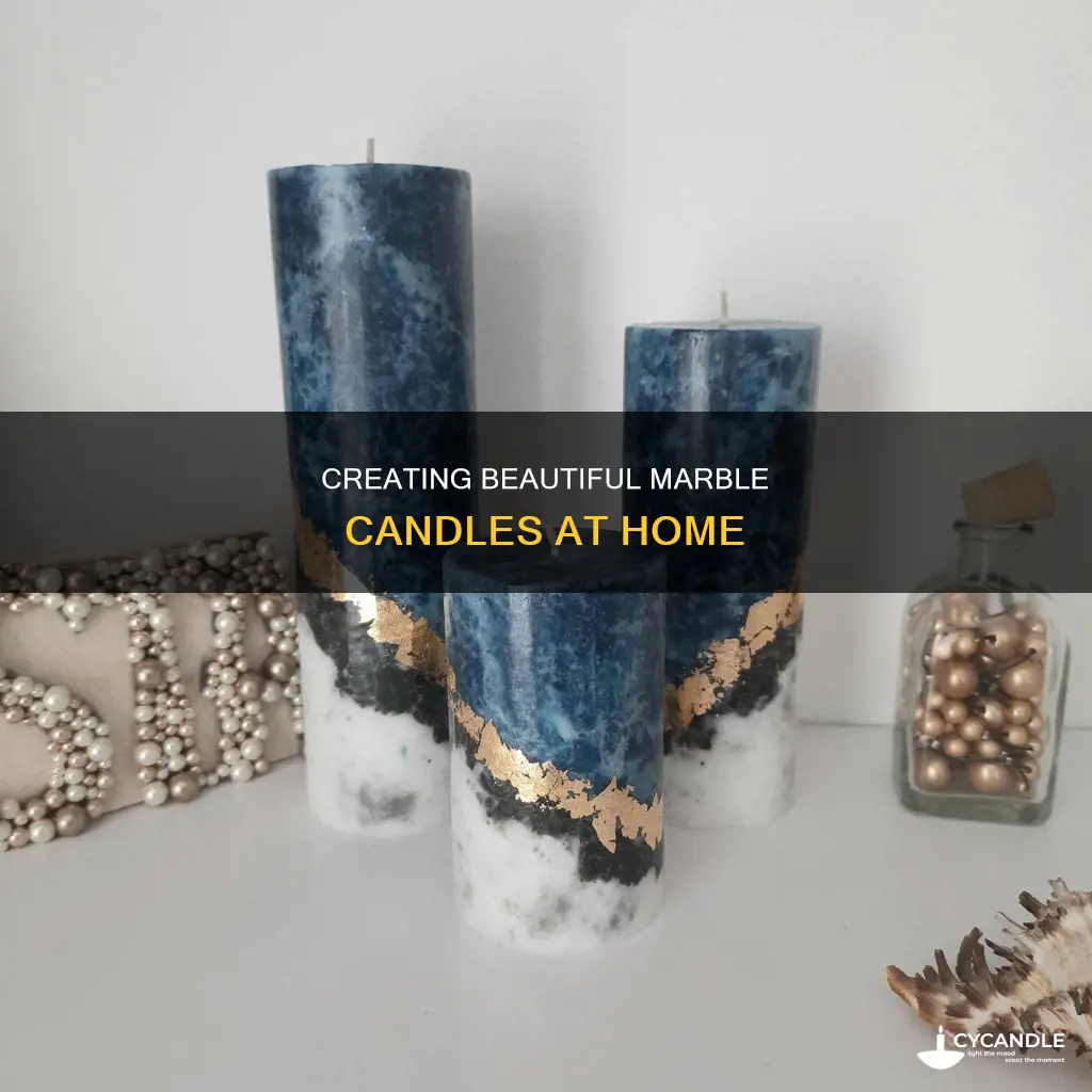 how to do marble candles