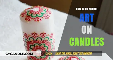 Beautiful Mehndi Art Candles: A Step-by-Step Guide