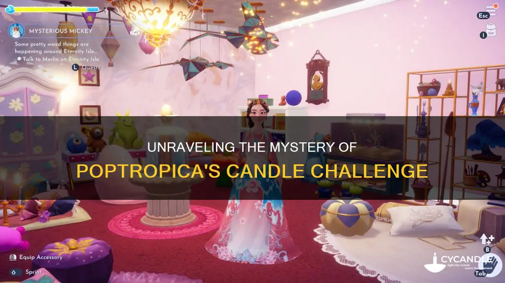 how to do poptropica candle thing