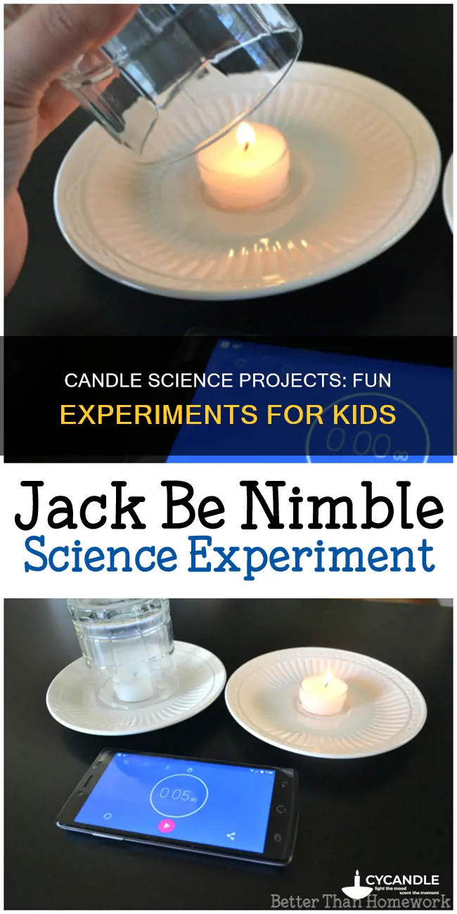 how to do science project wiyh candles