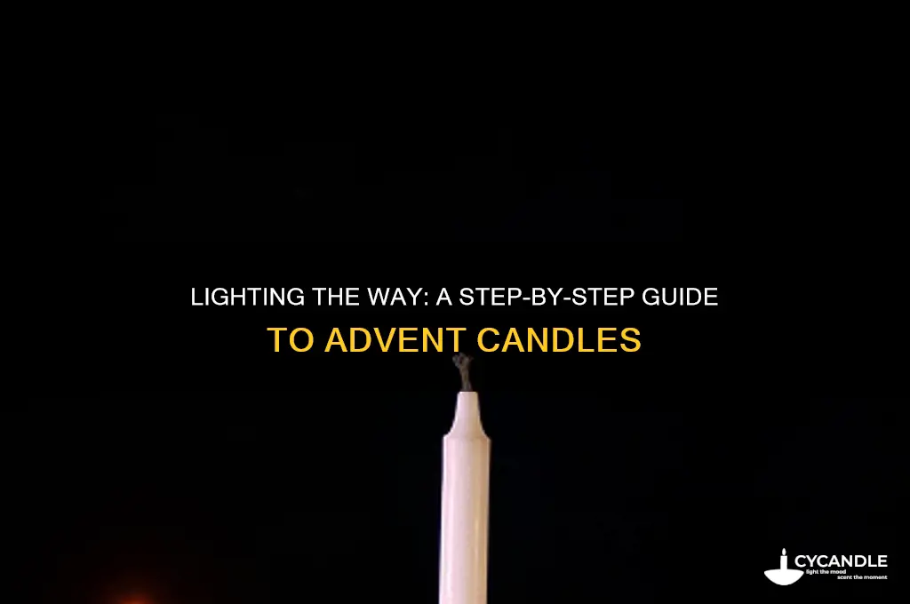 how to do the advent candles
