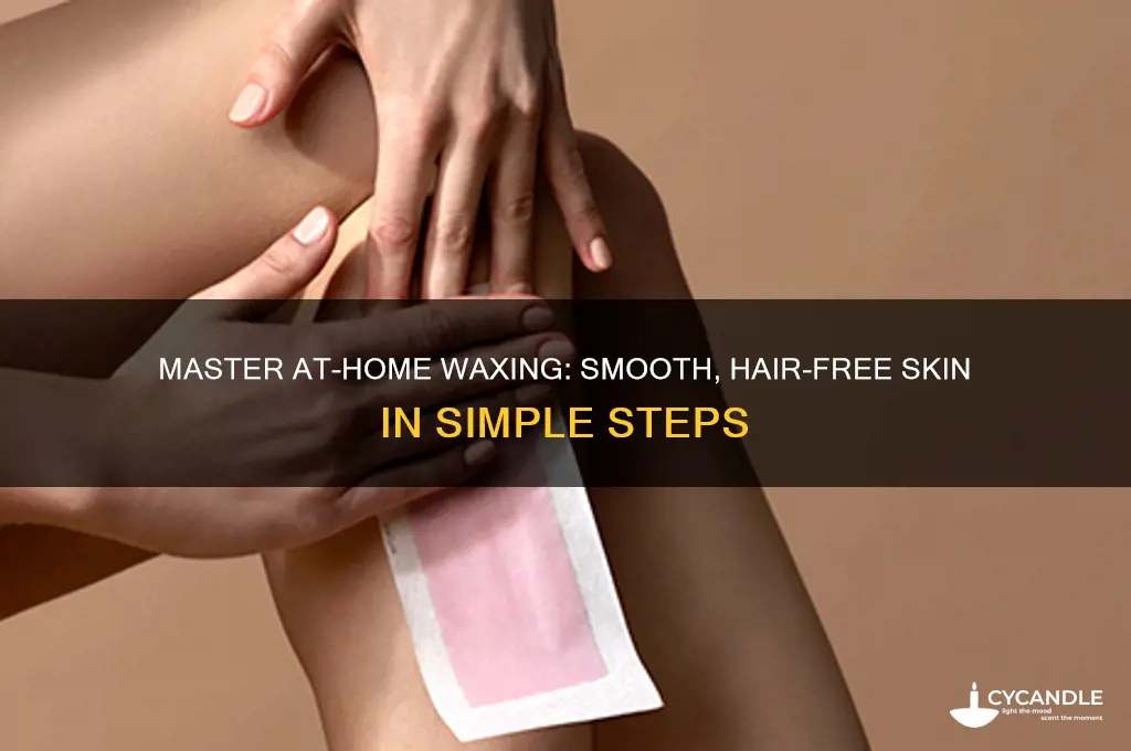 how to do waxing or hair removal at home