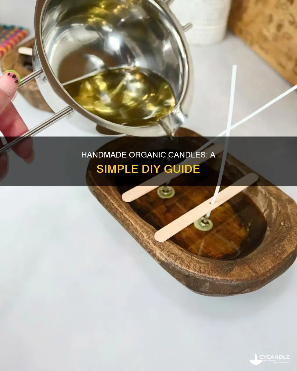 how to do your own organic homade candle