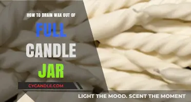 Effortlessly Drain Wax from Full Candle Jars: Simple DIY Guide