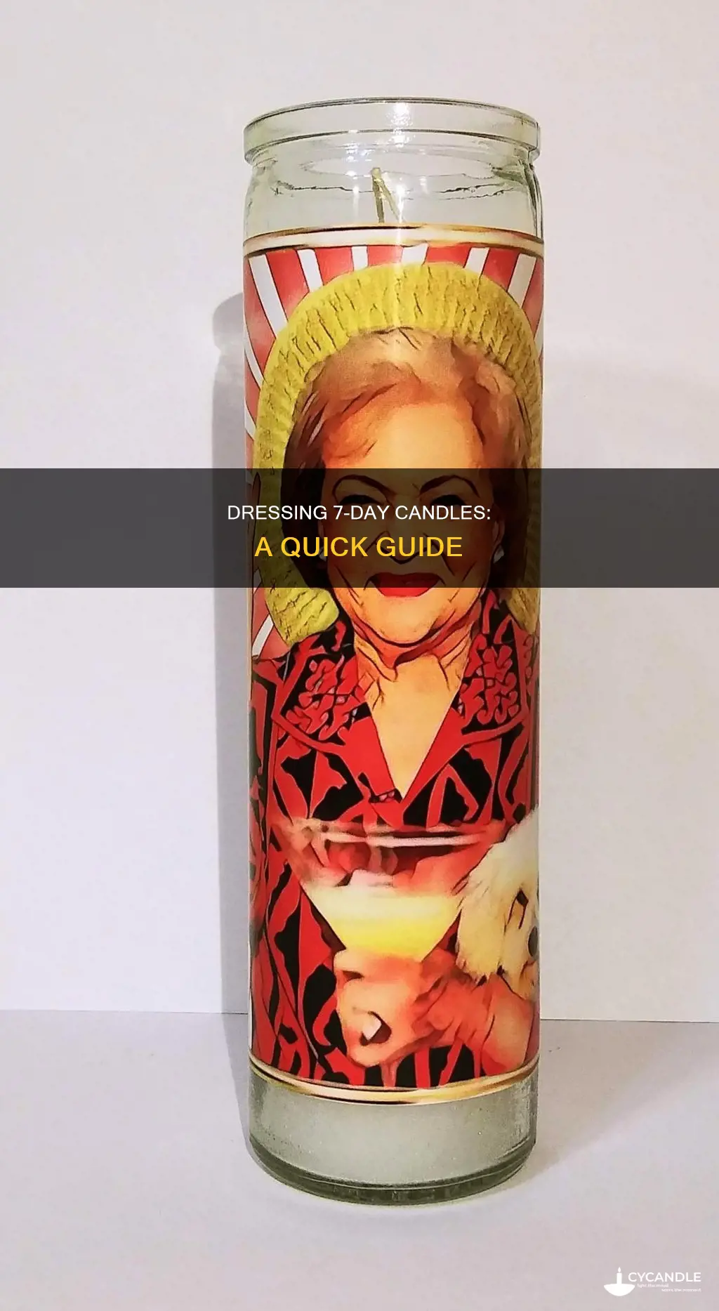 how to dress 7 day candle