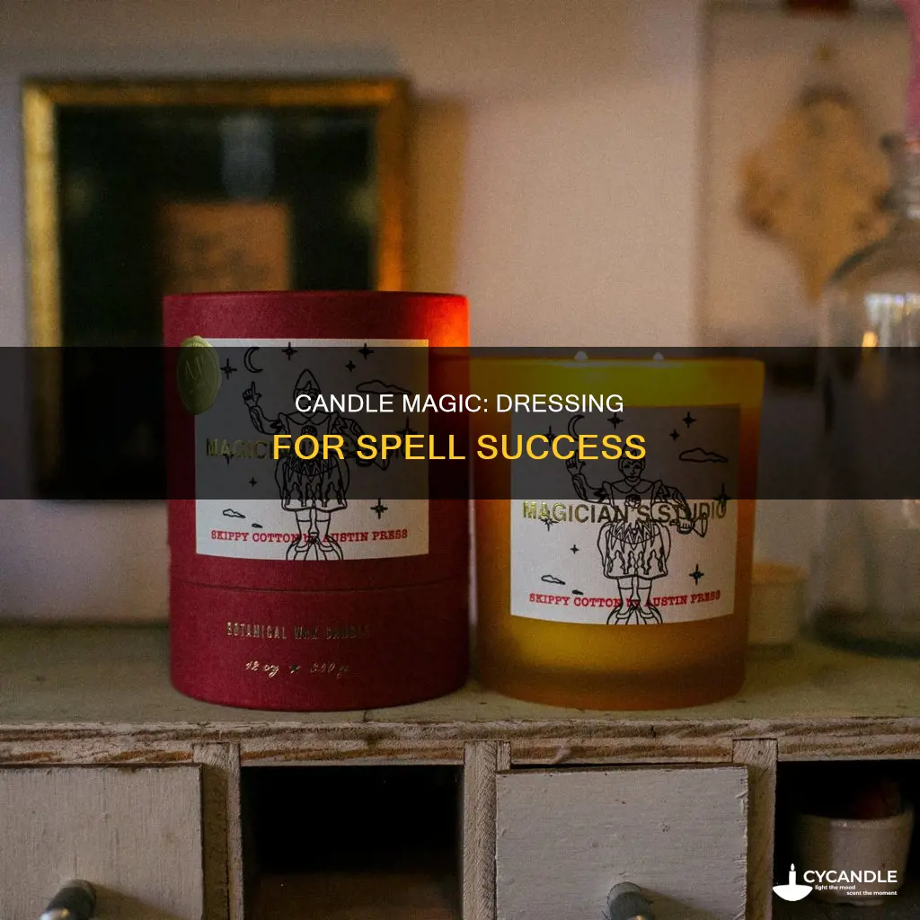 how to dress a candle for magic