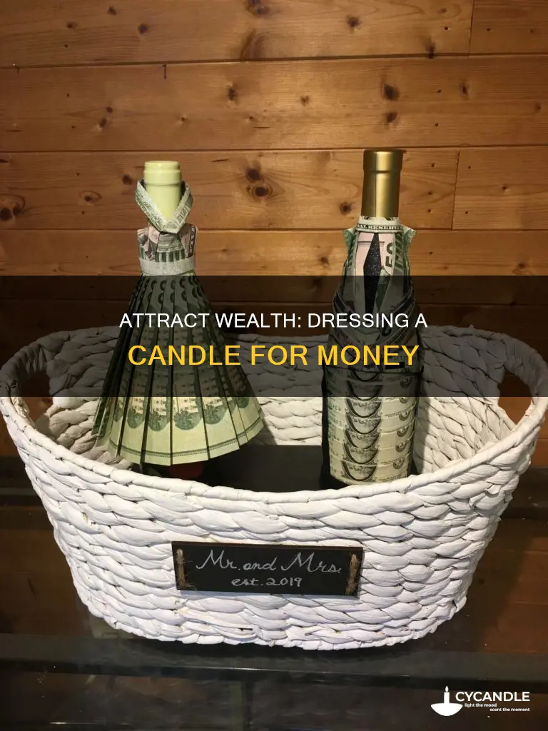 how to dress a candle for money