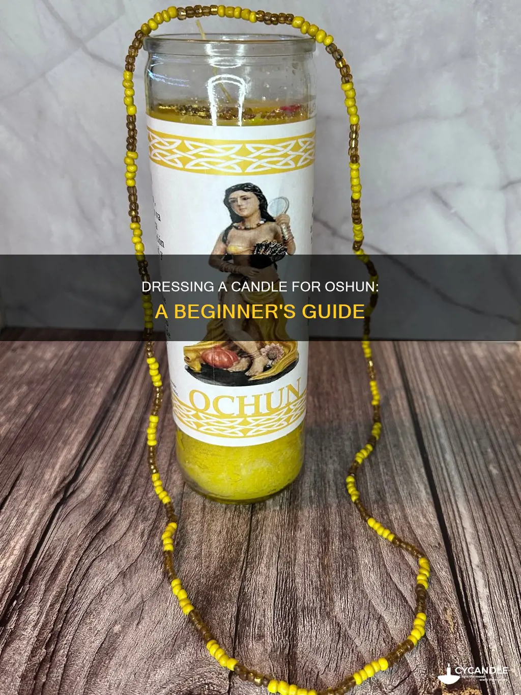how to dress a candle for oshun