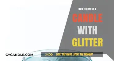 Dressing Candles with Glitter: Easy Steps to Make Them Sparkle
