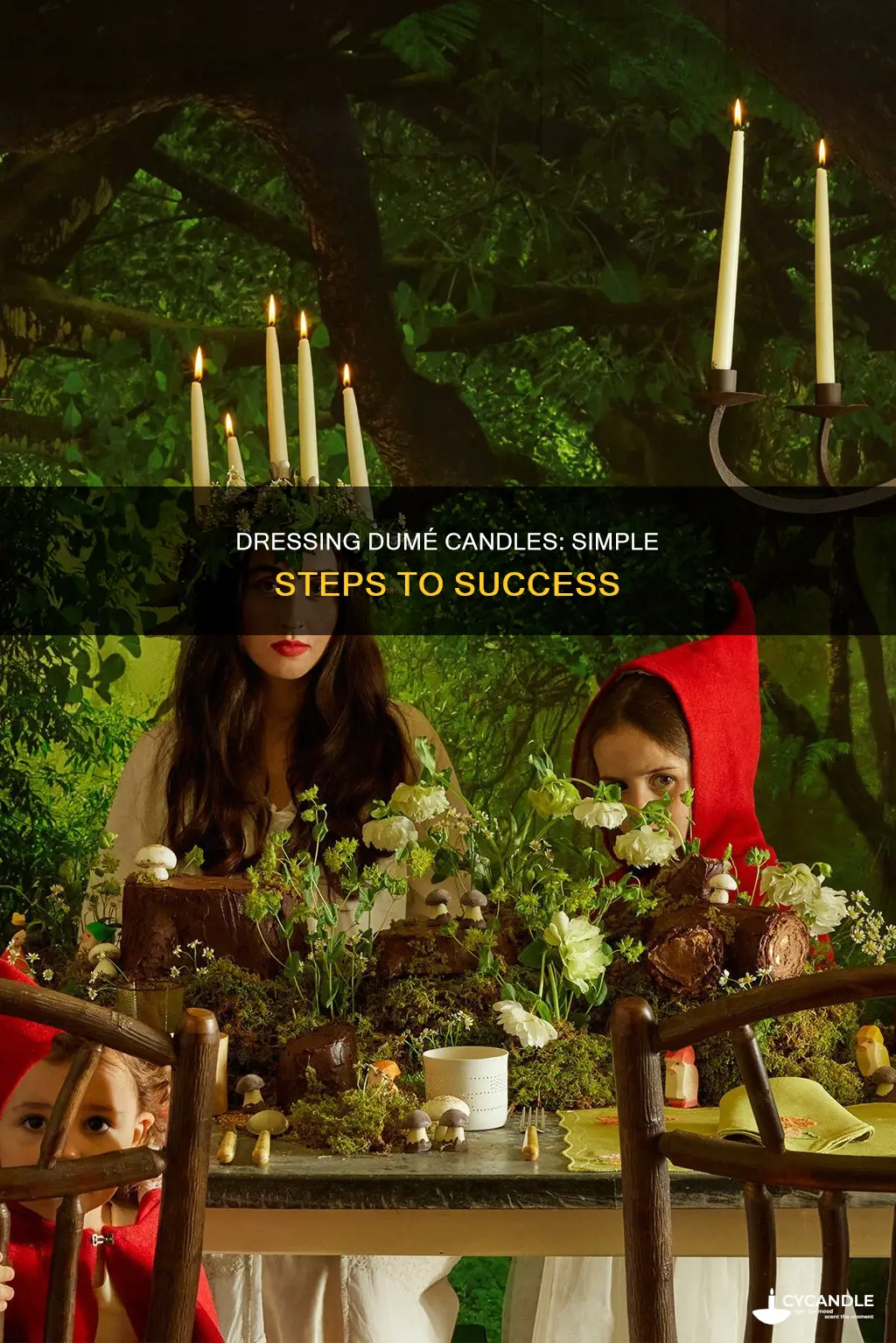 how to dress a dume candle