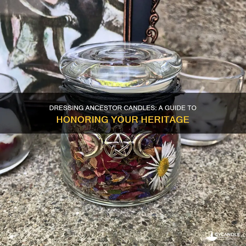 how to dress an ancestor candle