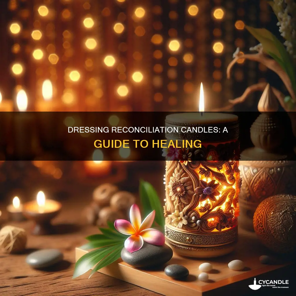 how to dress reconciliation candle
