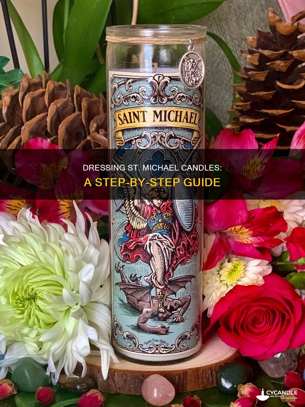 how to dress st michael candle