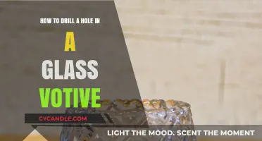 Crafting with Precision: Drilling Holes in Glass Votives