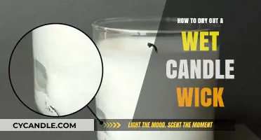 Quick Fix: Drying a Wet Candle Wick for Perfect Lighting