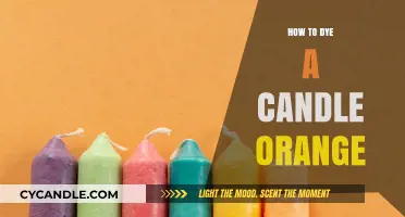 Dyeing Candles: Achieve a Vibrant Orange Hue