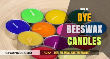 Dyeing for Color: Beeswax Candles