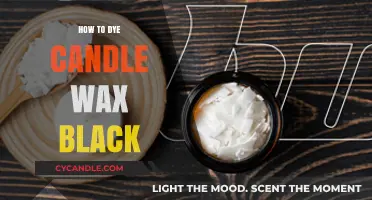 Mastering the Art of Dyeing Candle Wax Deep Black