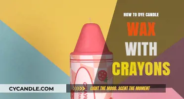 Creative Candle Making: Dyeing Wax with Crayons for Unique Colors