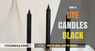 Dyeing Candles Black: A Step-by-Step Guide
