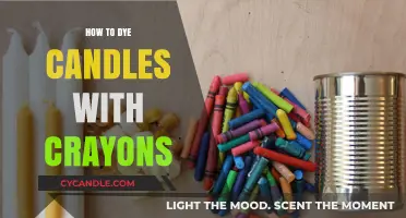 Dyeing Candles with Crayons: A Fun, Easy DIY Project
