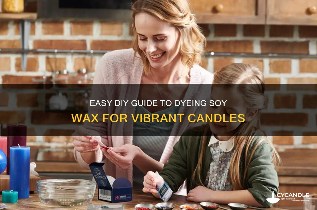 how to dye soy wax for candles