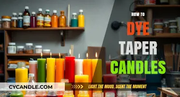 Dyeing Taper Candles: A Creative Guide