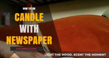 Ear Candling: DIY with Newspaper