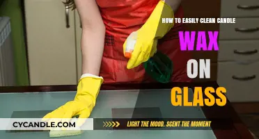 Simple Steps to Remove Candle Wax from Glass Surfaces Effortlessly