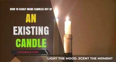 Revive and Recycle: Simple Steps to Repurpose Old Candles into New Ones