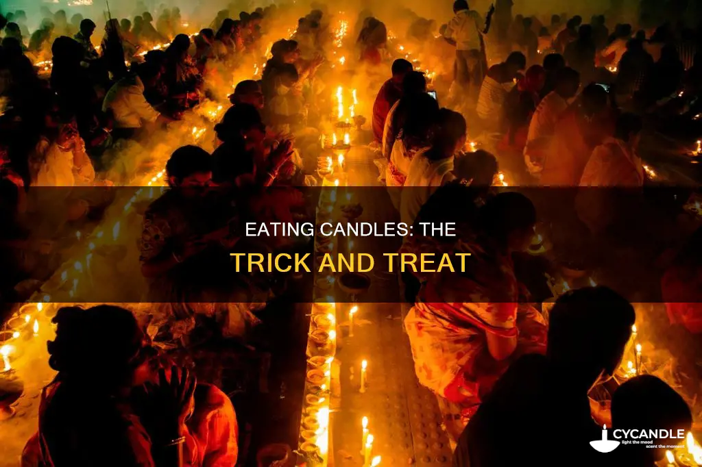 how to eat a candle trick