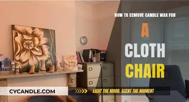 Quick & Easy Guide: Removing Candle Wax from Cloth Chairs