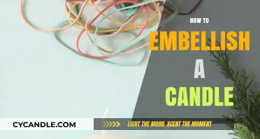 Creative Candle Embellishment: Easy DIY Ideas
