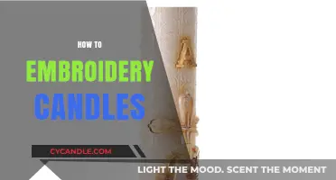 Embroidering Candles: A Creative Guide to Wax Art