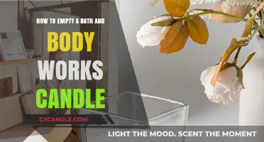 Effortlessly Empty Your Bath & Body Works Candle: A Simple Guide