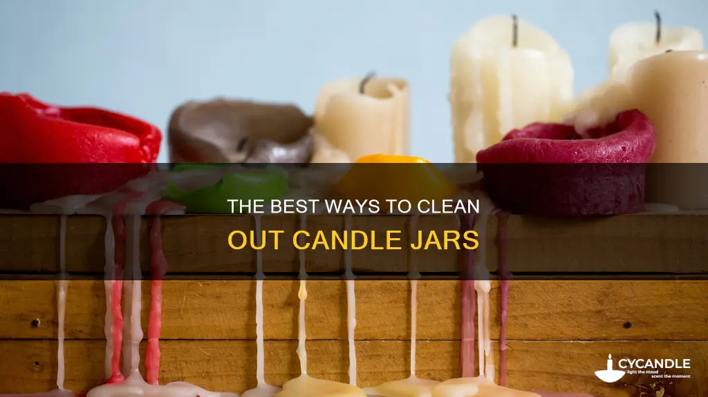 how to empty a candle glass