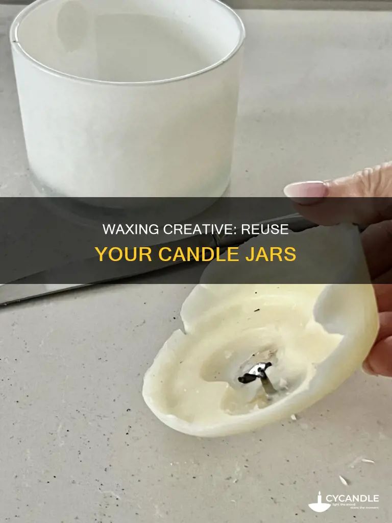 how to empty a full candle jar
