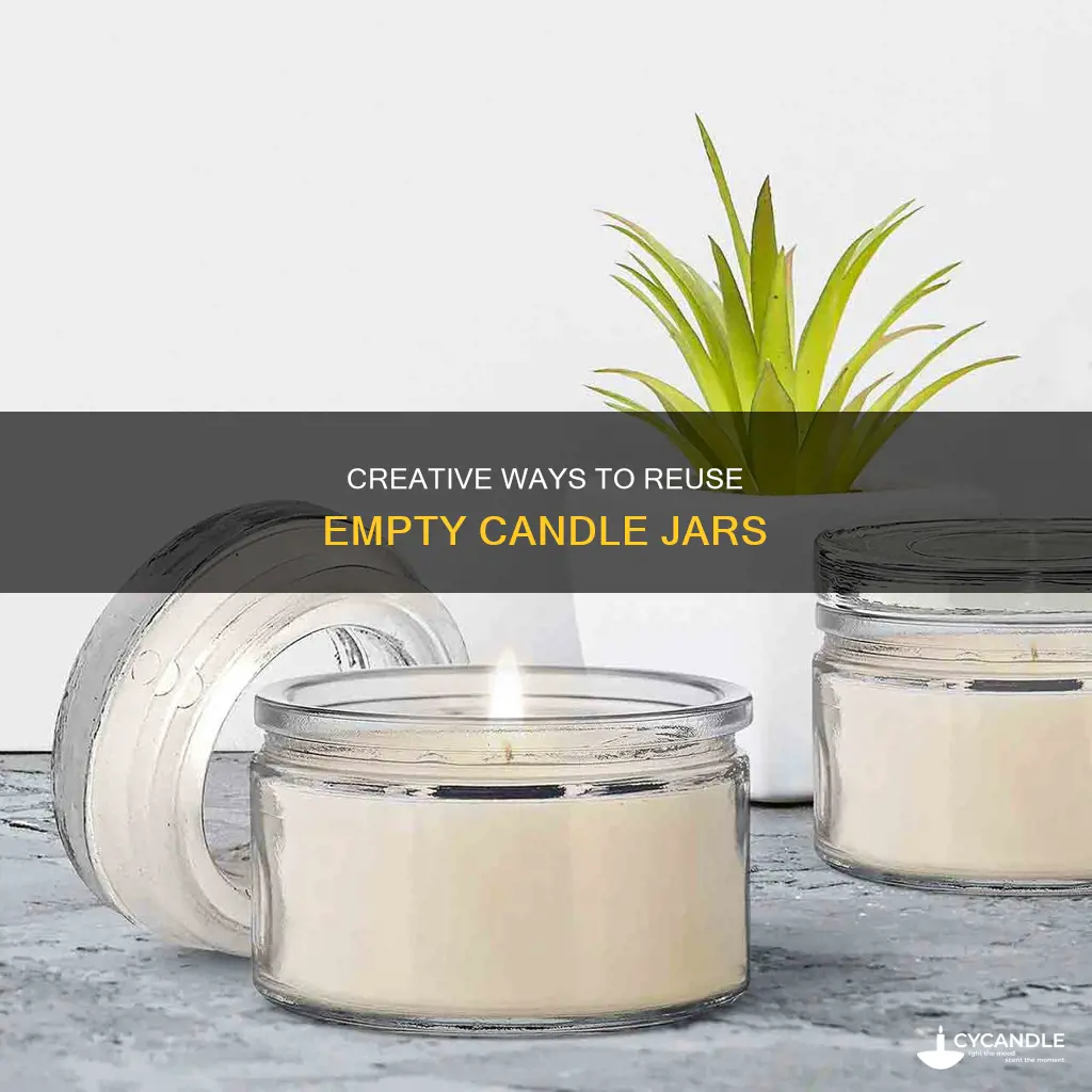 how to empty candle jars