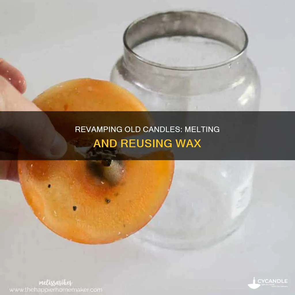 how to empty old candles