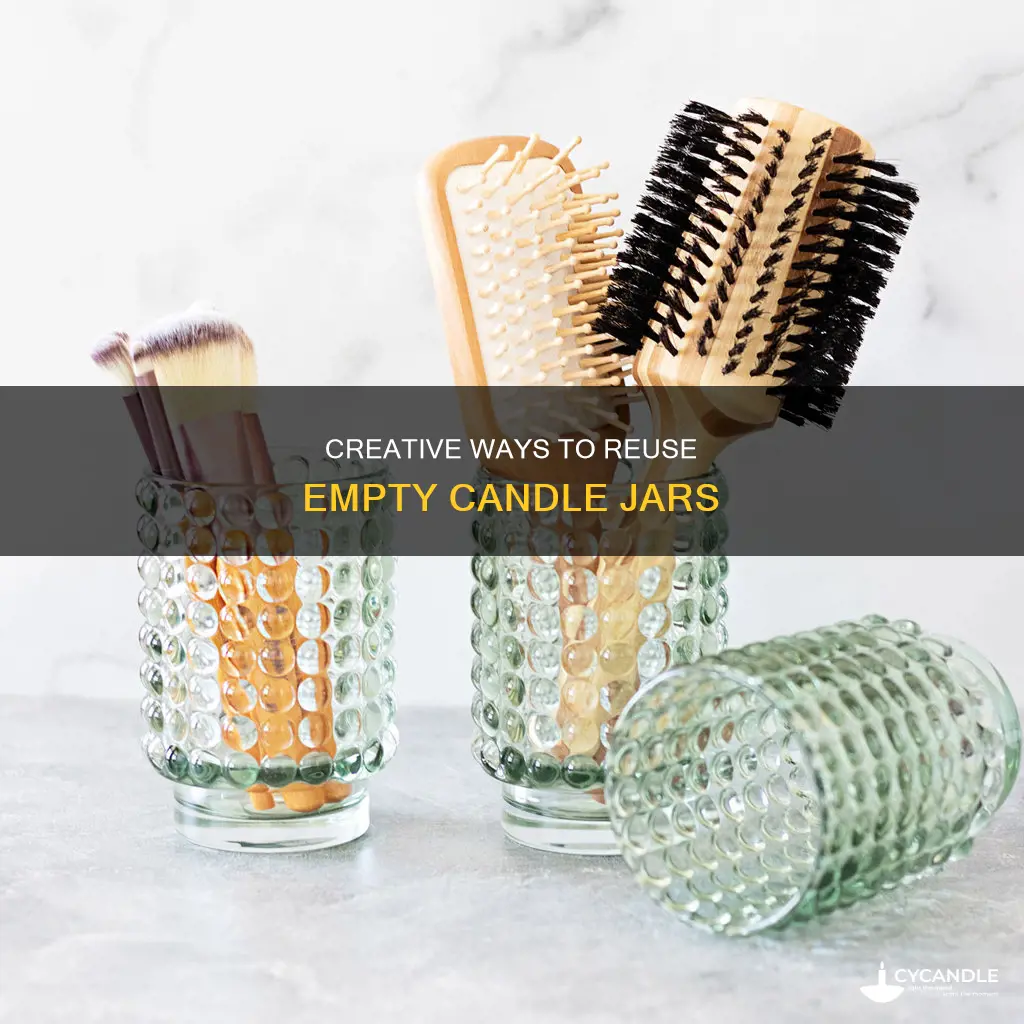 how to empy a candle jar