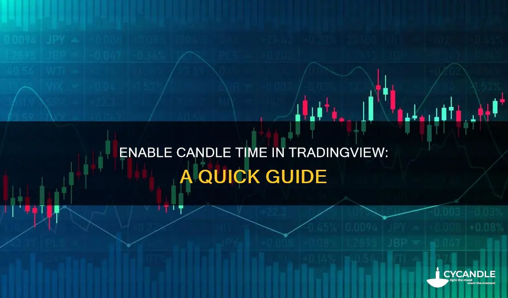 how to enable candle time in tradingview