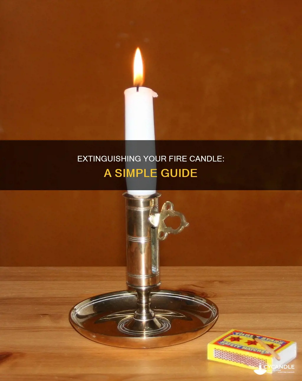 how to end a fire candle
