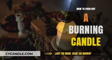 Fix Uneven Candle Burning: Simple Tips for a Perfect Flame