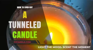 Easy Ways to Fix a Tunneling Candle