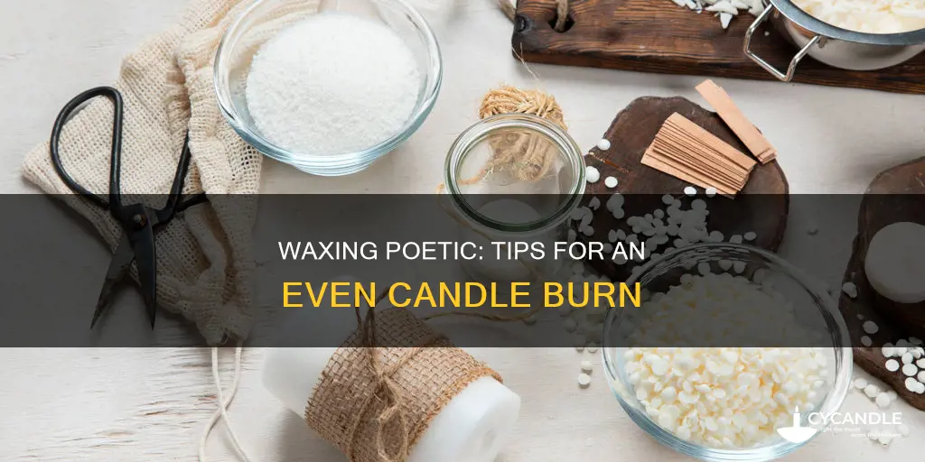 how to even out candl