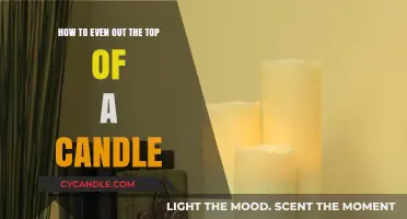 Wax and Wick: Trimming Candle Tops for an Even Burn