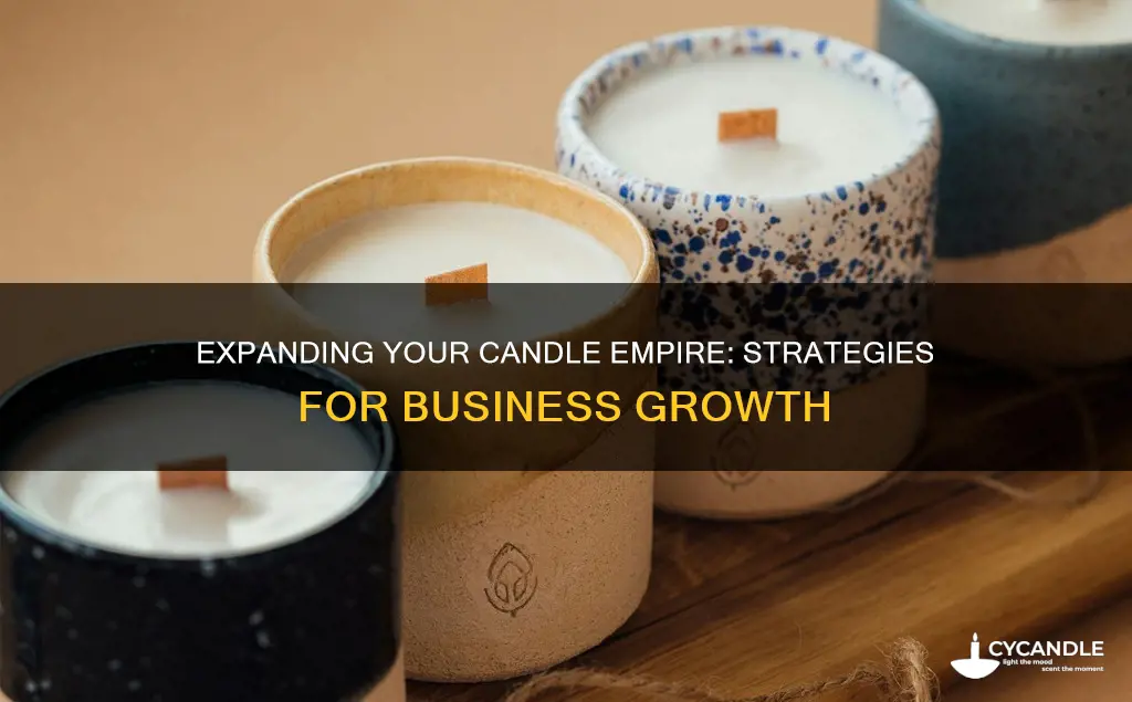 how to expand a candle business