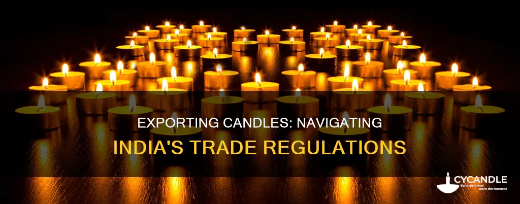 how to export candle form india